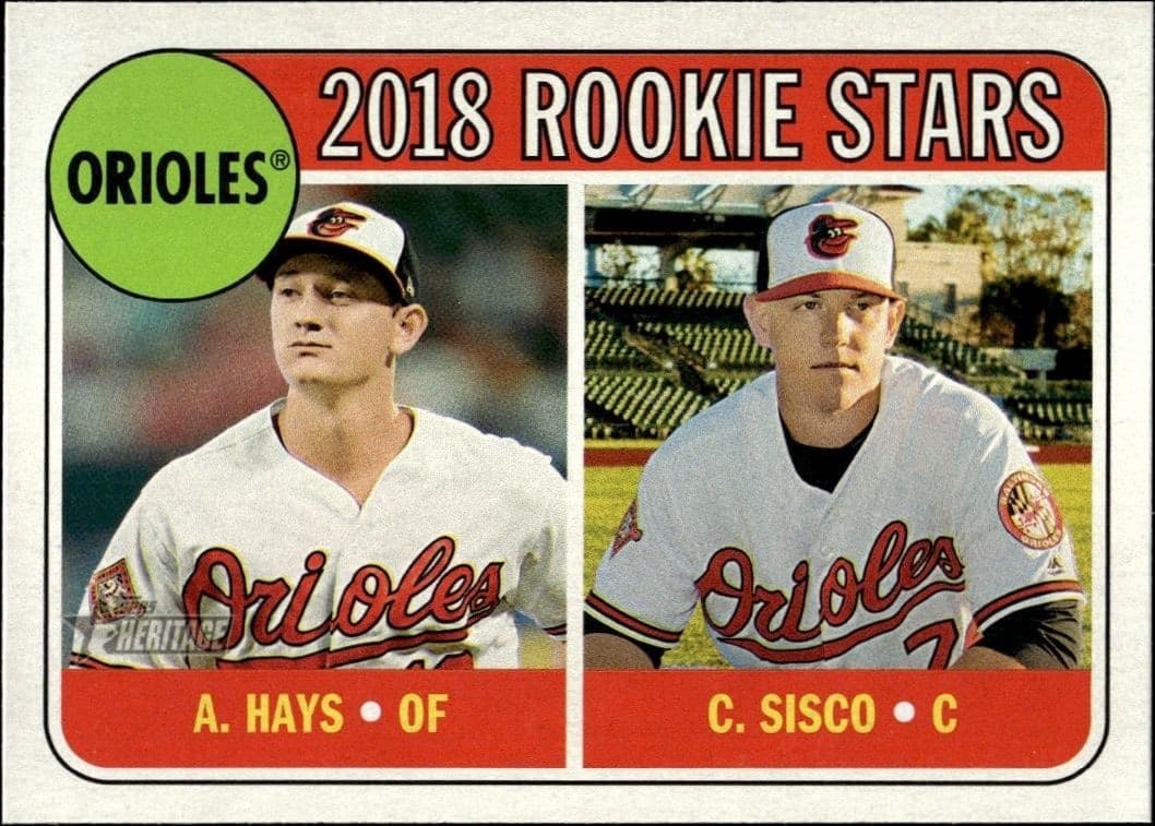 2018 Topps Heritage Chance Sisco #66 trading card