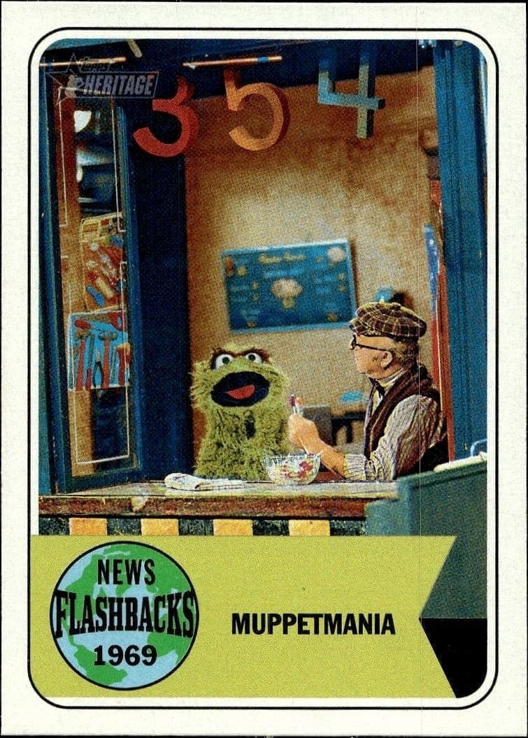 2018 Topps Heritage Muppetmania #NF-15 baseball trading card front