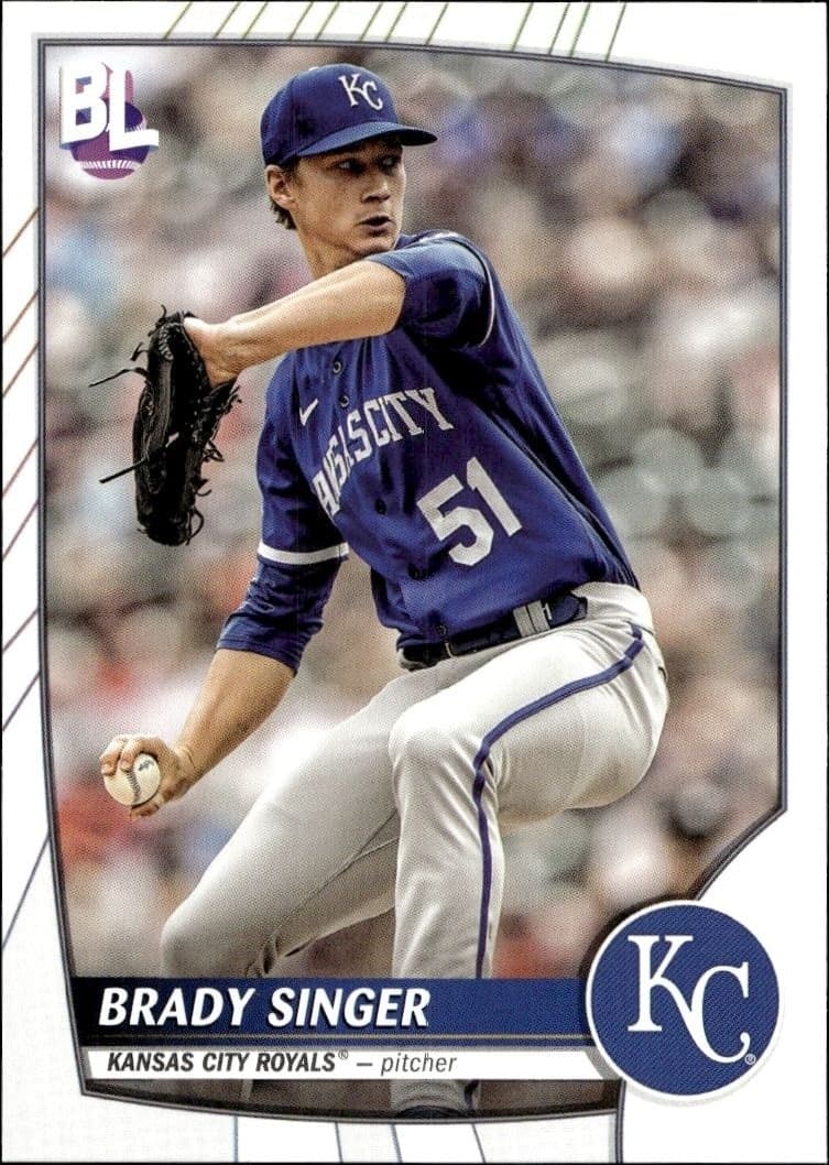 2023 Topps Big League Brady Singer #184 baseball trading card front