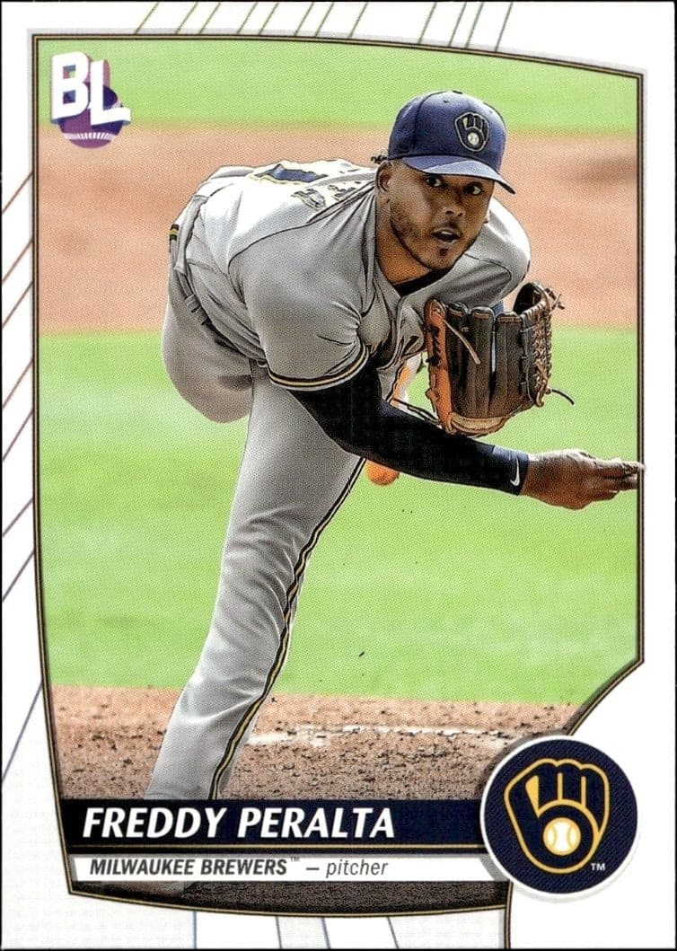 2023 Topps Big League Freddy Peralta #154 baseball trading card front