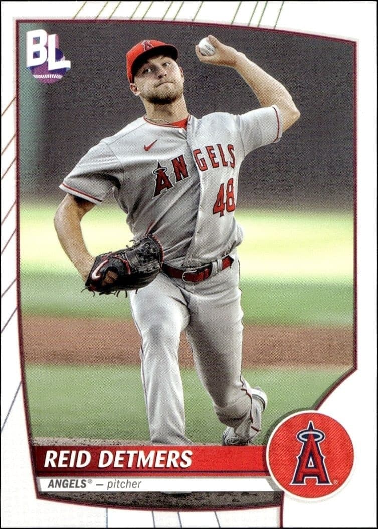 2023 Topps Big League Reid Detmers #24 baseball trading card front