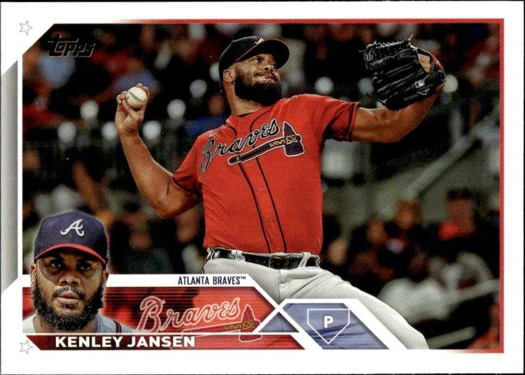 2023 Topps Series 1 Kenley Jansen #30 trading card