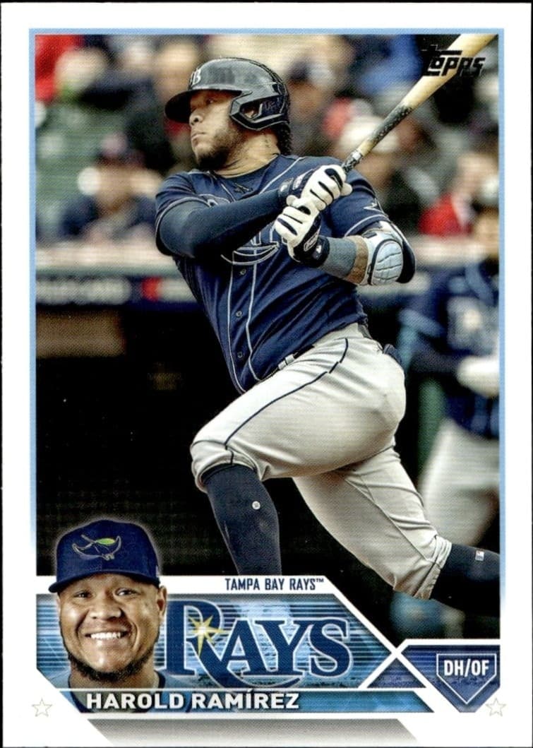 2023 Topps Harold Ramirez #387 baseball trading card front
