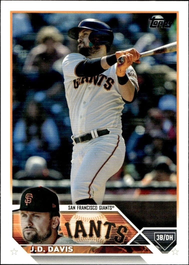2023 Topps Series 2 J.D. Davis #335 trading card