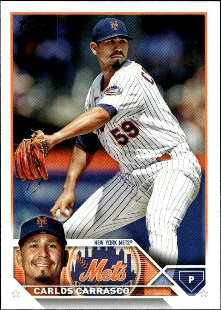 2023 Topps Series 1 Carlos Carrasco #161 trading card
