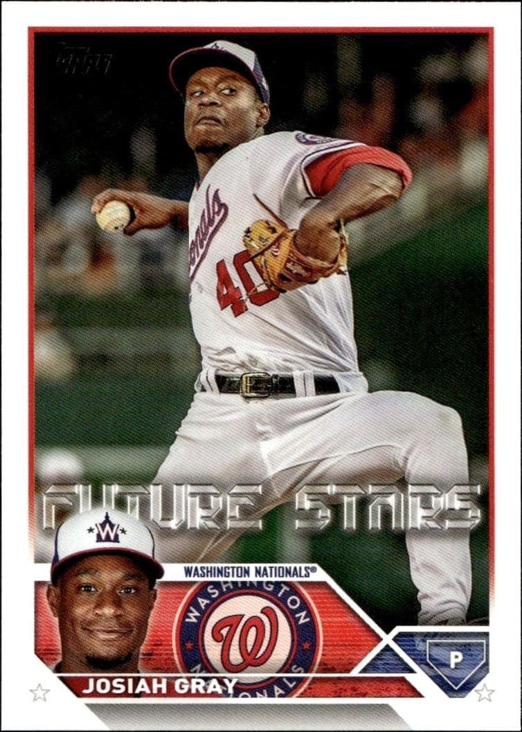 2023 Topps Series 1 Josiah Gray #149 trading card