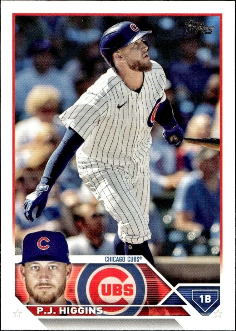 2023 Topps Series 2 P.J. Higgins #338 baseball trading card front