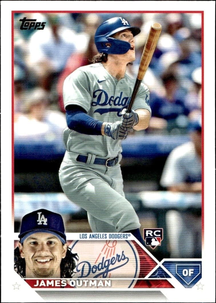 2023 Topps Series 2 James Outman #395 baseball trading card front