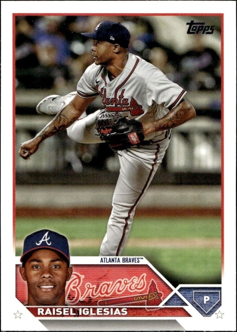 2023 Topps Series 1 Raisel Iglesias #115 trading card