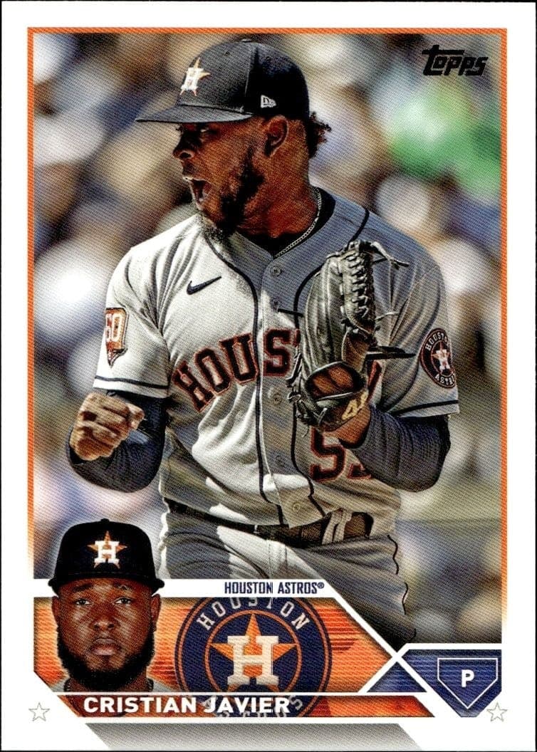 2023 Topps Series 1 Cristian Javier #55 trading card