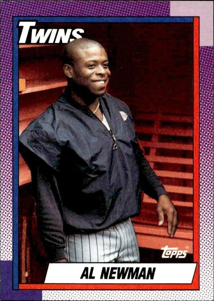 1990 Topps Al Newman #19 trading card