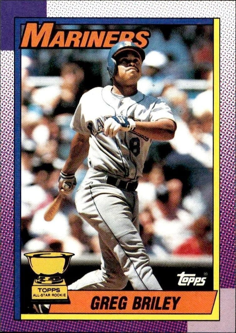 1990 Topps Greg Briley #288 trading card