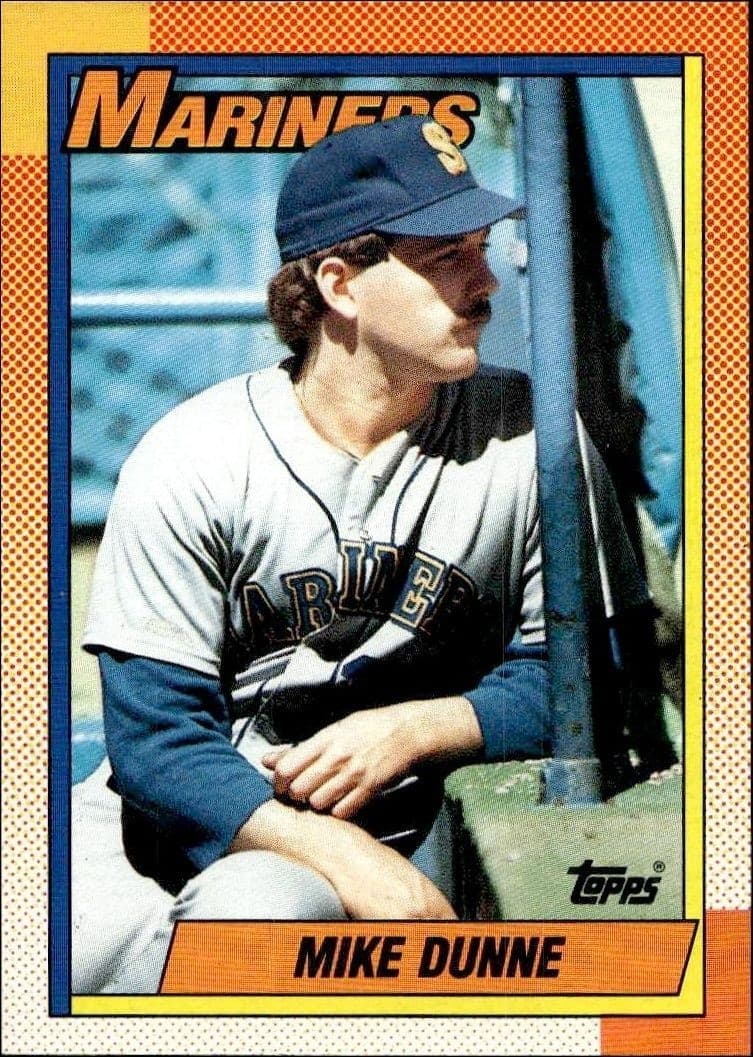 1990 Topps Mike Dunne #522 trading card