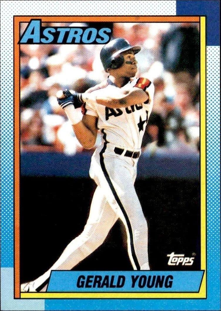 1990 Topps Gerald Young #196 trading card