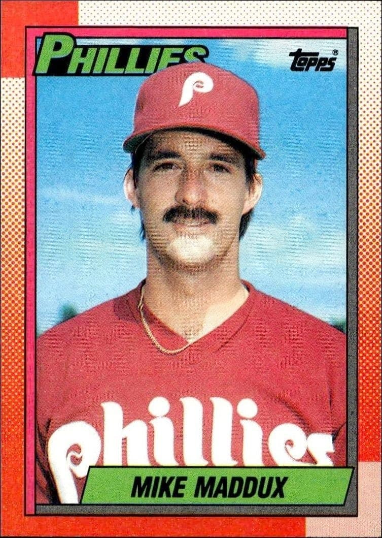 1990 Topps Mike Maddux #154 trading card