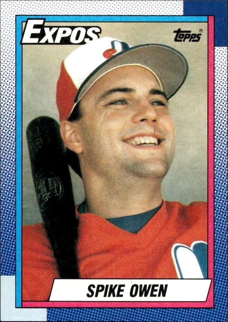 1990 Topps Spike Owen #674 trading card