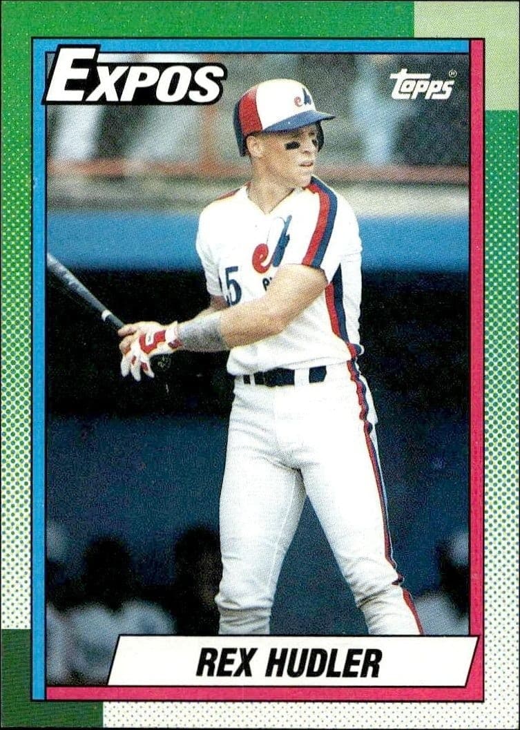 1990 Topps Rex Hudler #647 trading card