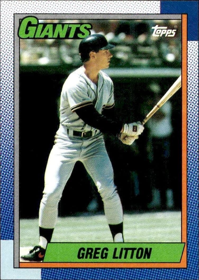 1990 Topps Greg Litton #66 trading card
