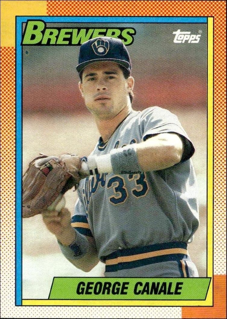 1990 Topps George Canale #344 trading card