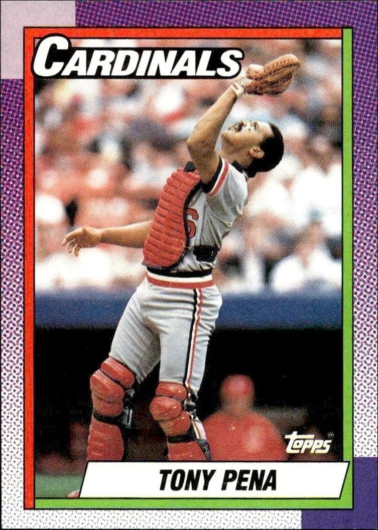 1990 Topps Tony Pena #115 trading card