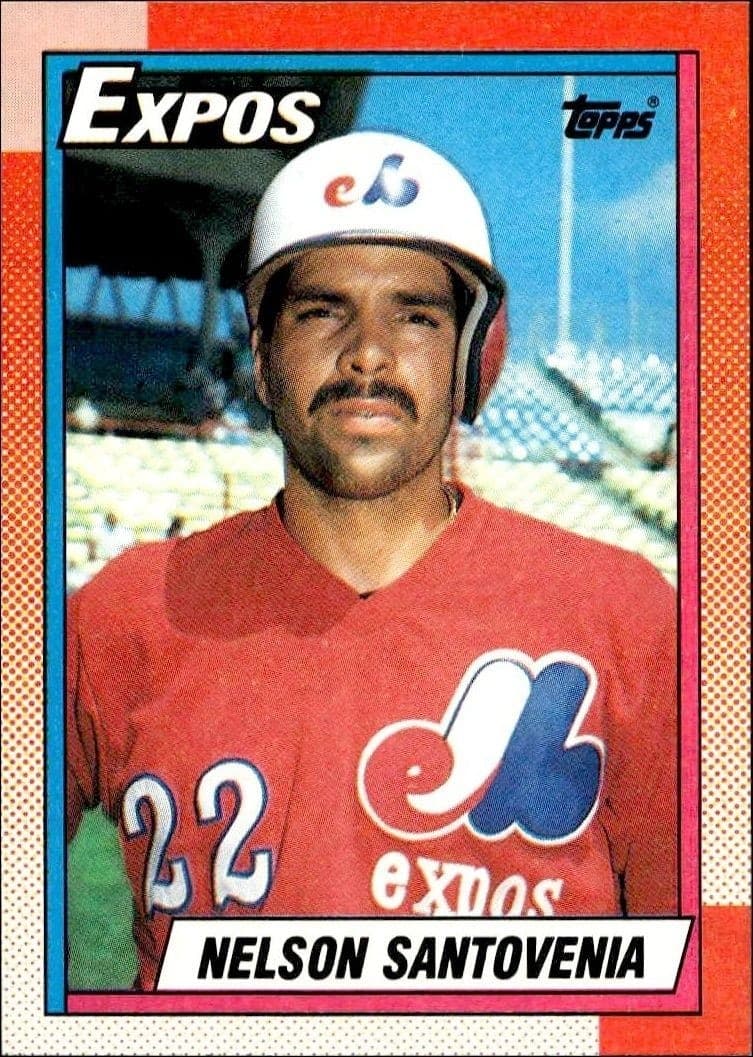1990 Topps Nelson Santovenia #614 trading card