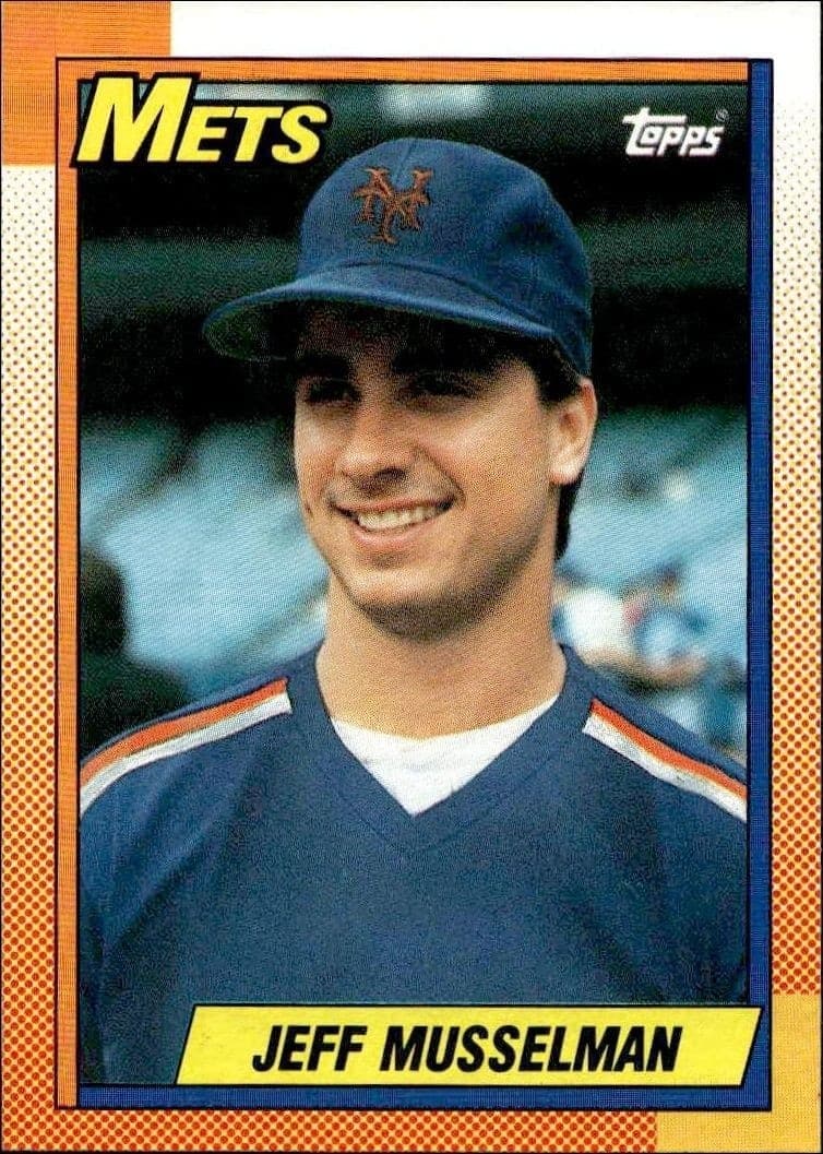 1990 Topps Jeff Musselman #382 trading card