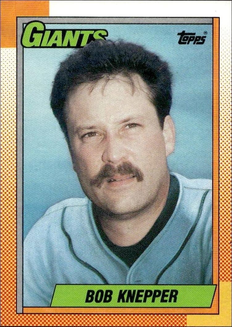 1990 Topps Bob Knepper #104 trading card