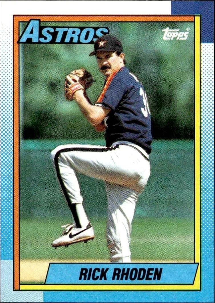 1990 Topps Rick Rhoden #588 trading card