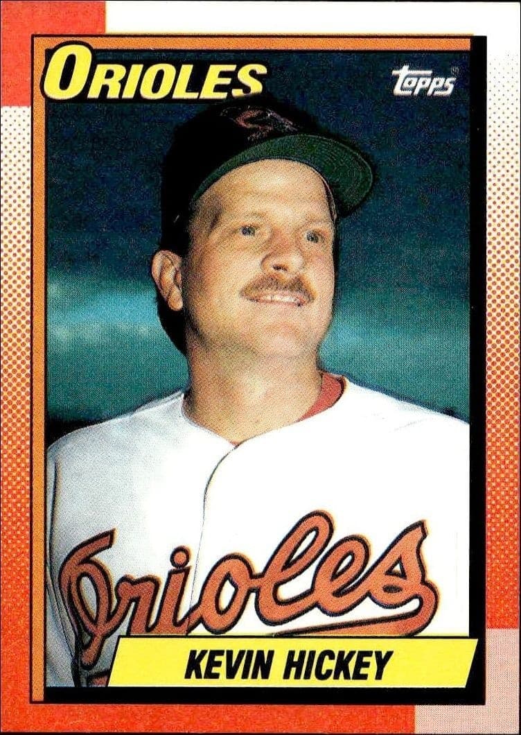 1990 Topps Kevin Hickey #546 trading card