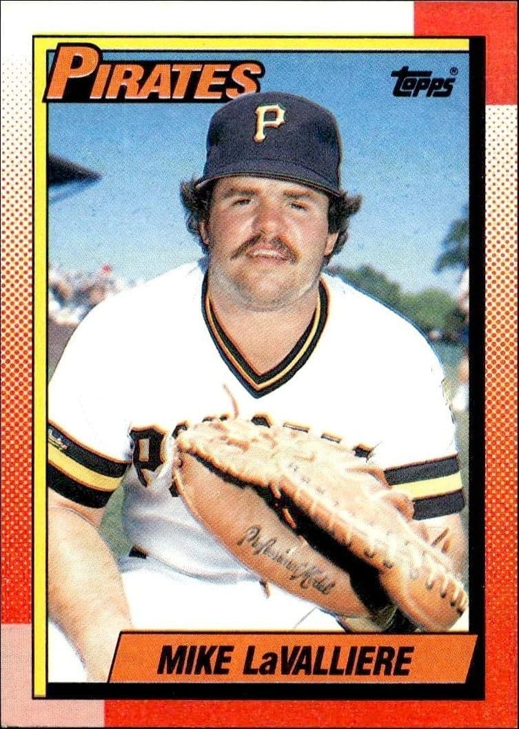 1990 Topps Mike LaValliere #478 trading card