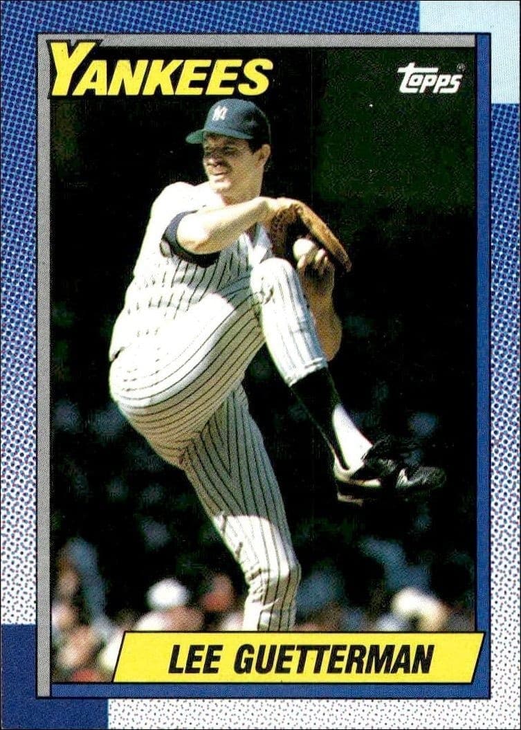 1990 Topps Lee Guetterman #286 trading card