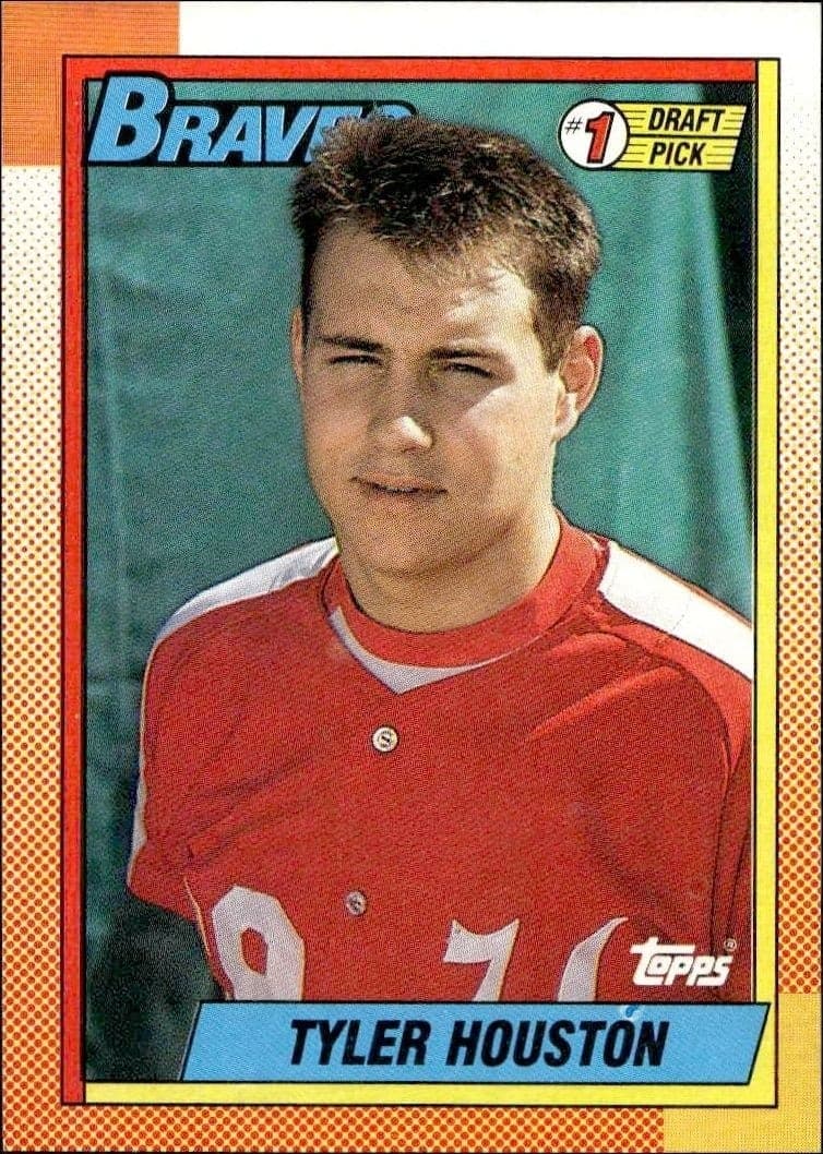 1990 Topps Tyler Houston #564 trading card