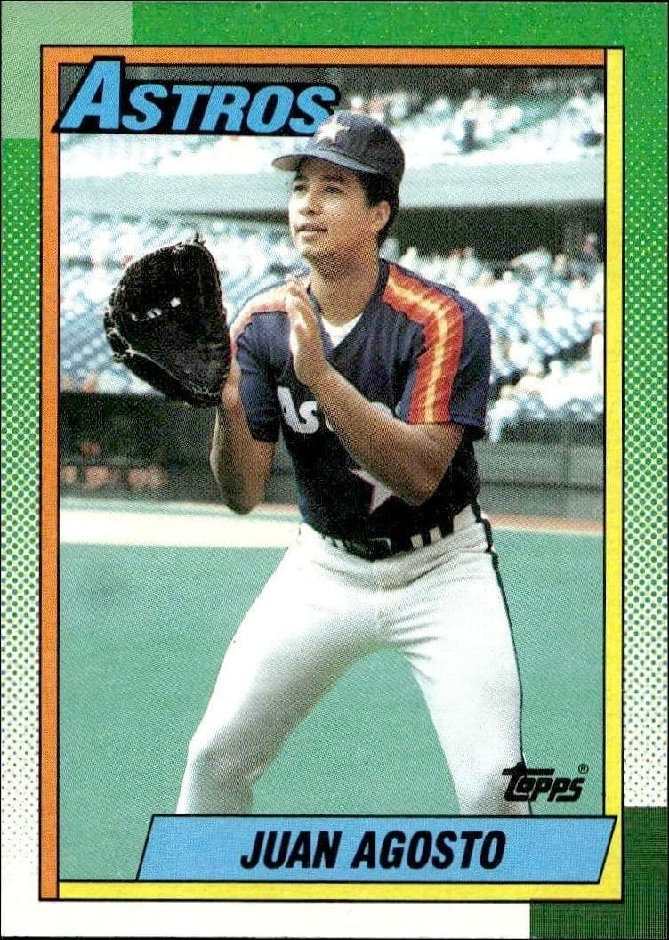 1990 Topps Juan Agosto #181 trading card