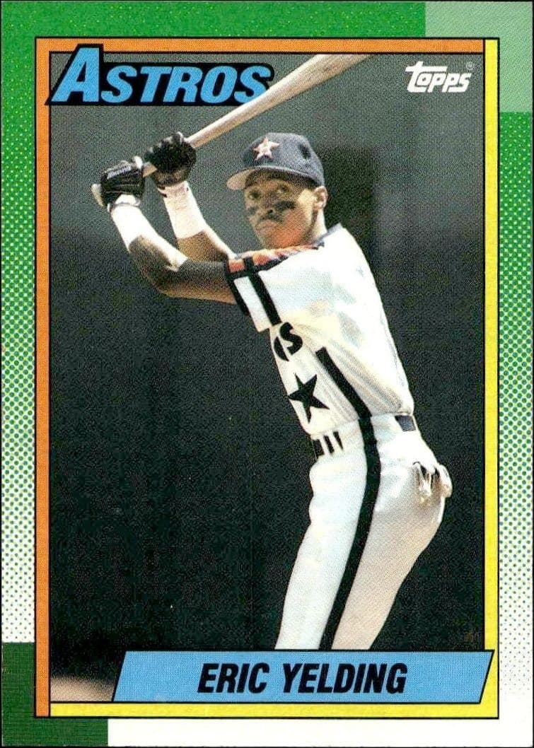 1990 Topps Eric Yelding #309 trading card