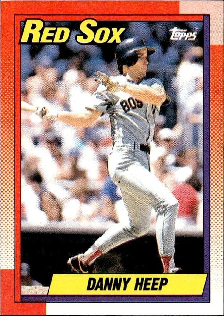 1990 Topps Danny Heep #573 trading card