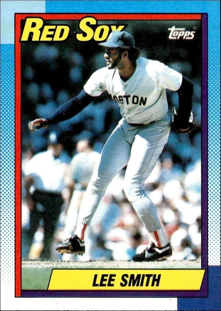 1990 Topps Lee Smith #495 trading card