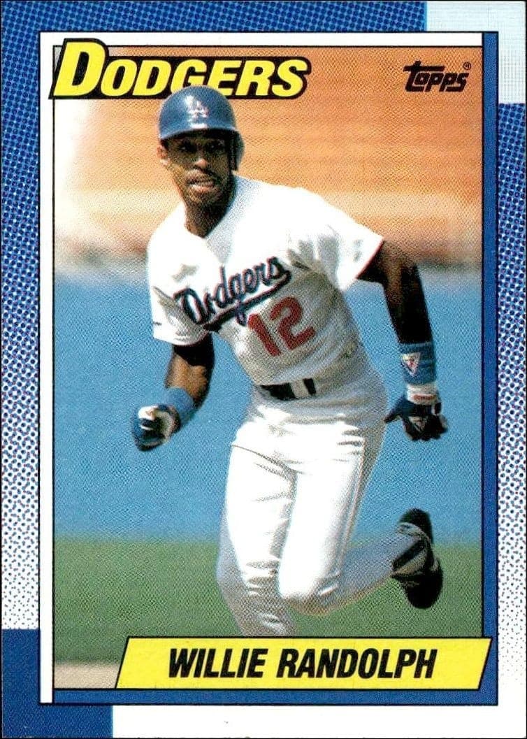 1990 Topps Willie Randolph #25 trading card