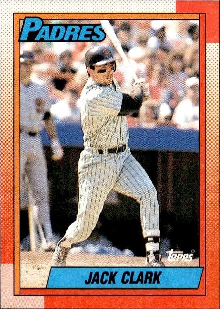 1990 Topps Jack Clark #90 trading card