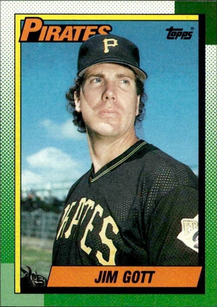1990 Topps Jim Gott #292 trading card