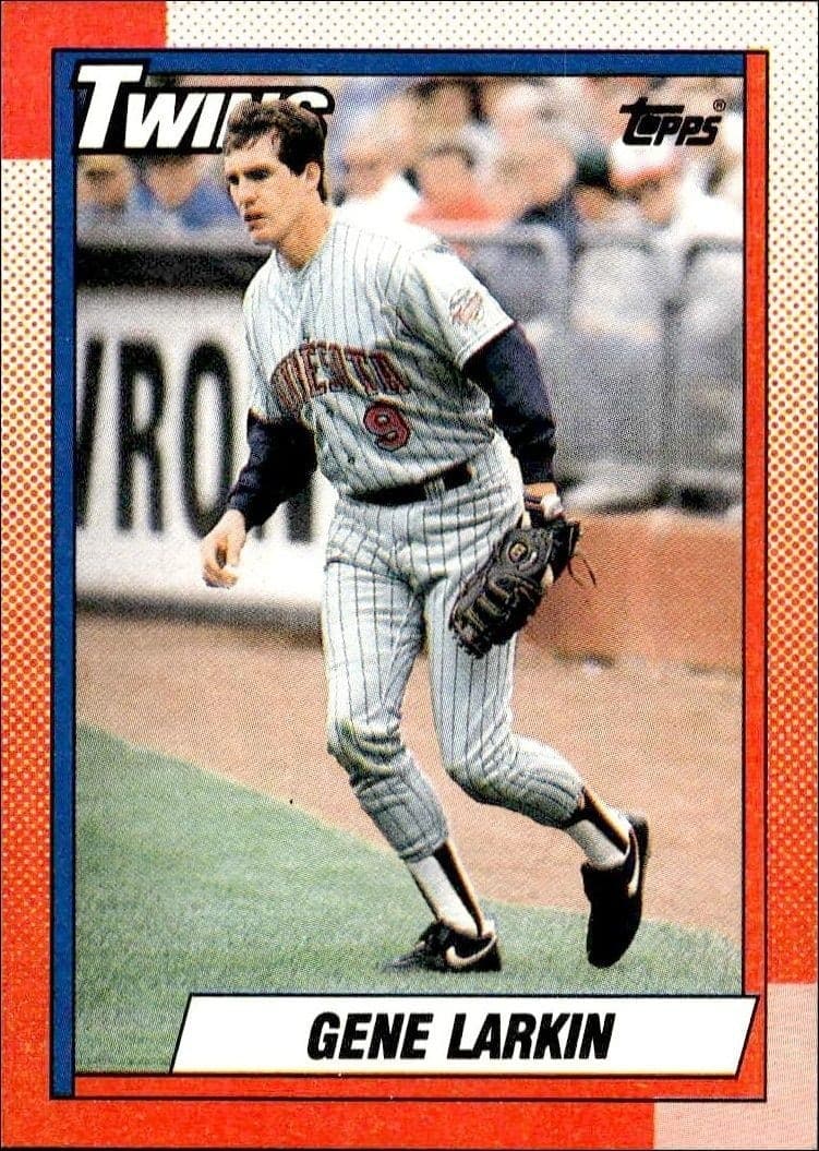 1990 Topps Gene Larkin #556 trading card