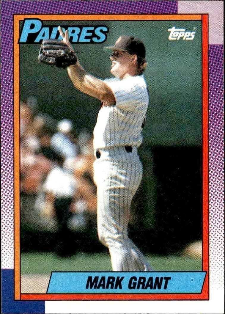 1990 Topps Mark Grant #537 trading card