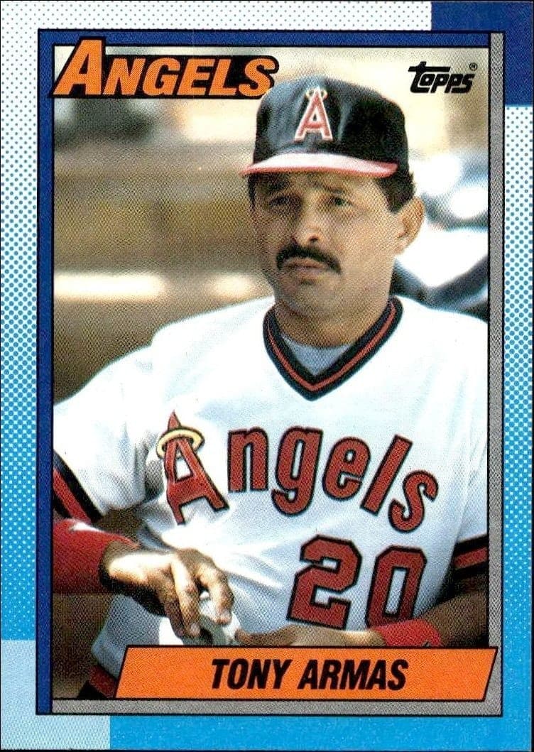 1990 Topps Tony Armas #603 trading card
