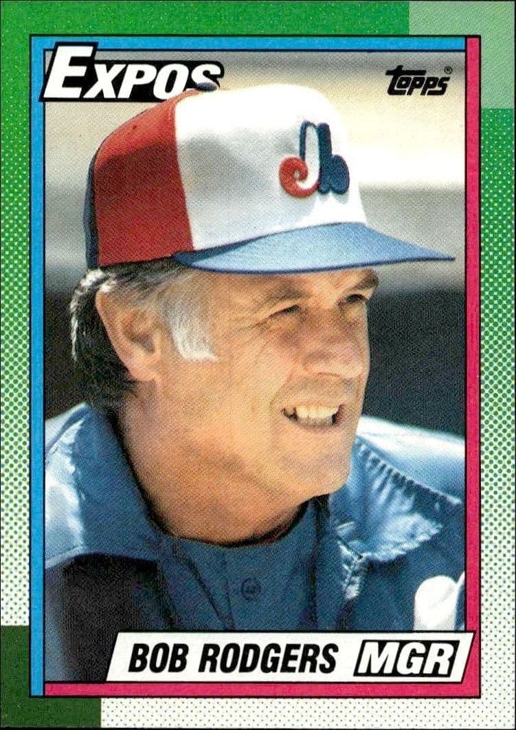 1990 Topps Bob Rodgers #81 trading card