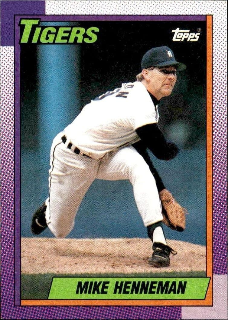 1990 Topps Mike Henneman #177 trading card