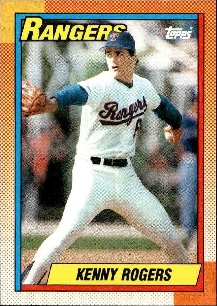 1990 Topps Kenny Rogers #683 trading card