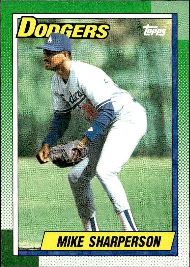 1990 Topps Mike Sharperson #117 trading card