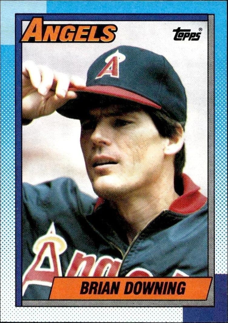 1990 Topps Brian Downing #635 trading card