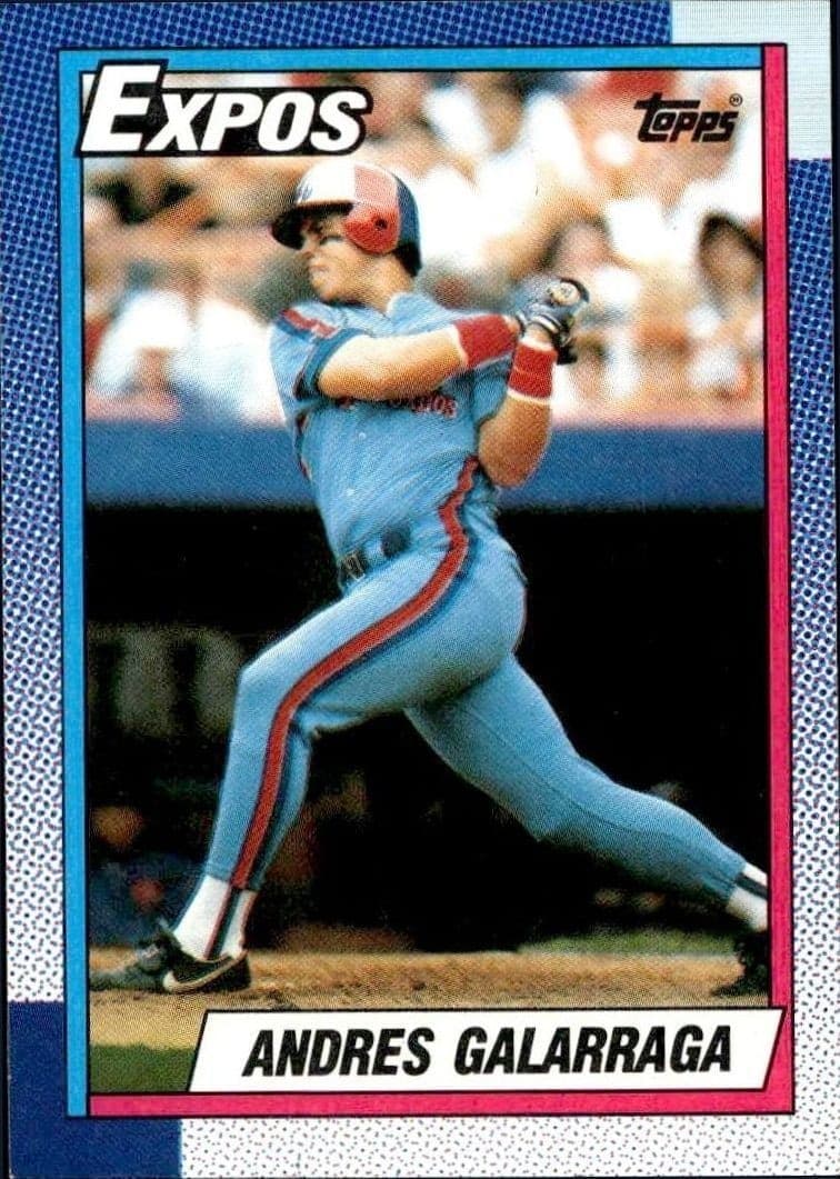 1990 Topps Andres Galarraga #720 trading card