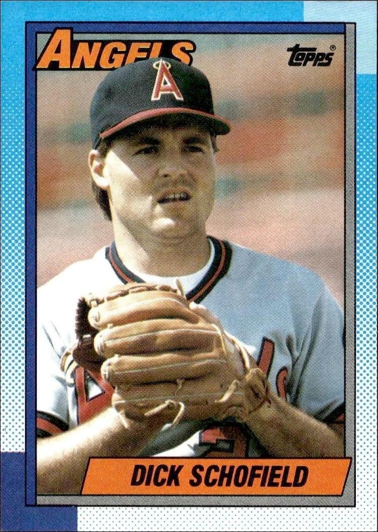 1990 Topps Dick Schofield #189 trading card