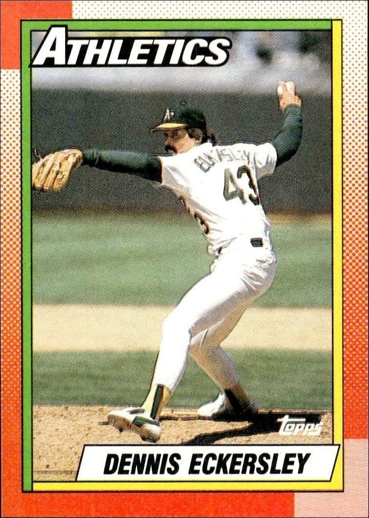 1990 Topps Dennis Eckersley #670 trading card